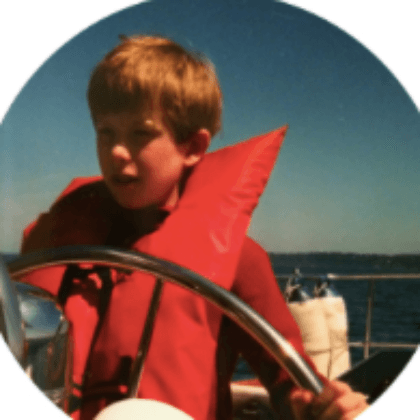 Graham Myhre as a child