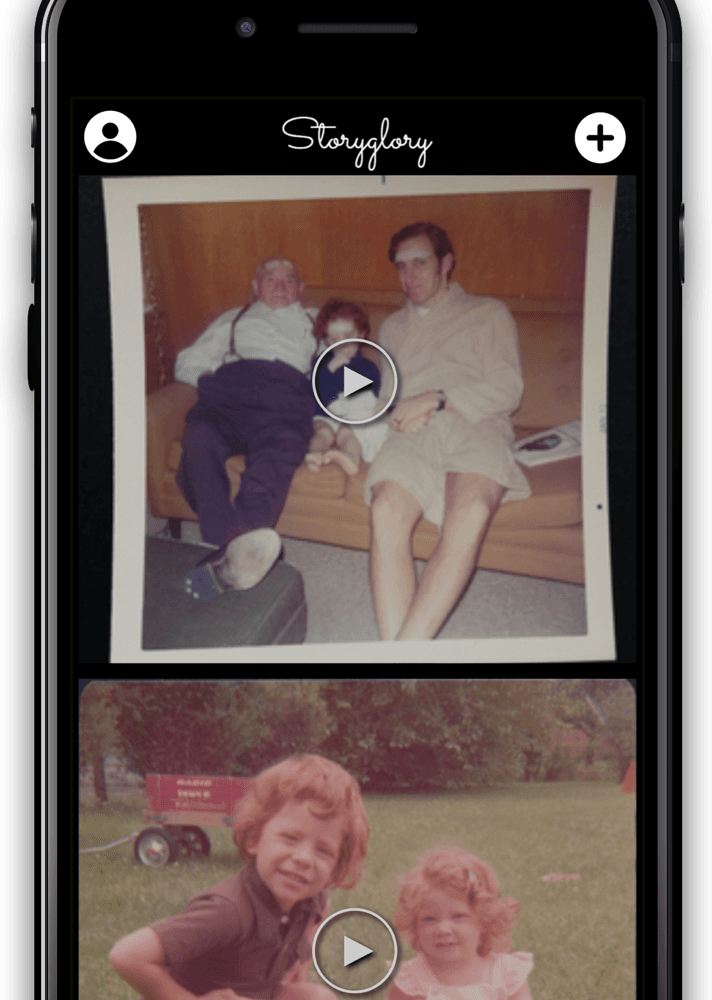 Storyglory iOS app screenshot